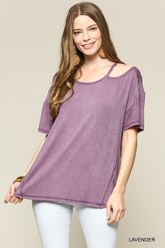 Lavender Cold Shoulder